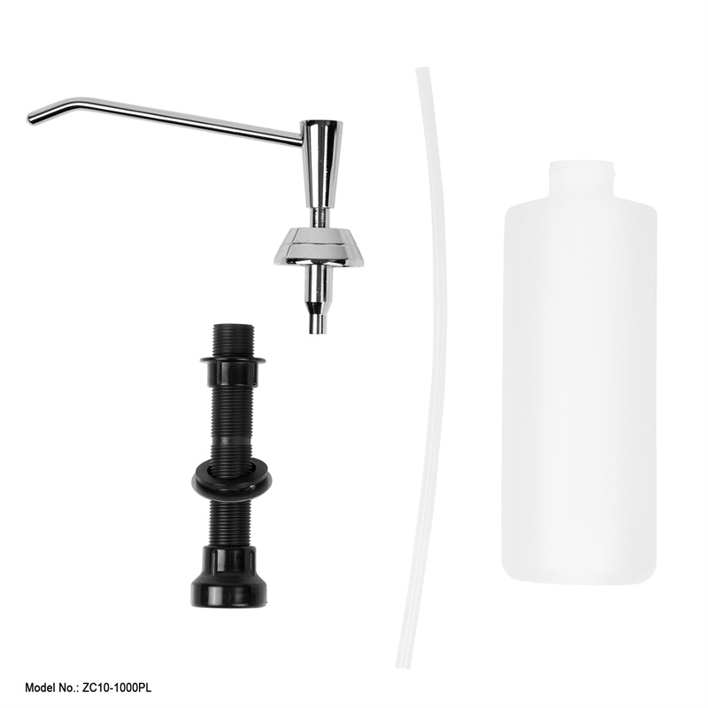 Durable Chrome Kitchen Sink Dispenser Upgrade