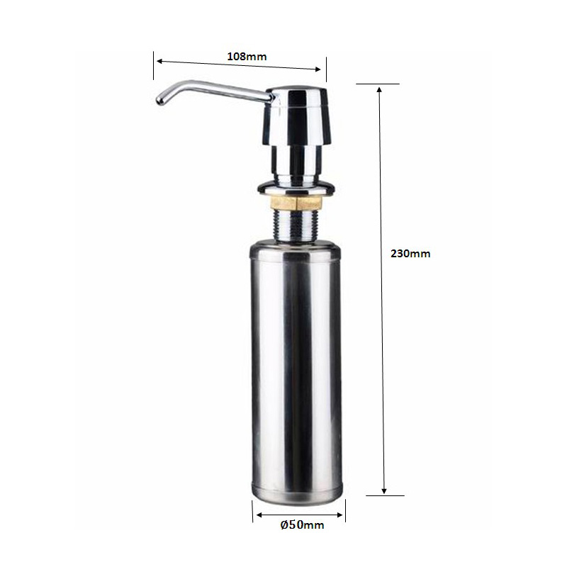Premium Stainless Steel Kitchen Sink Soap Dispenser ZC1-250